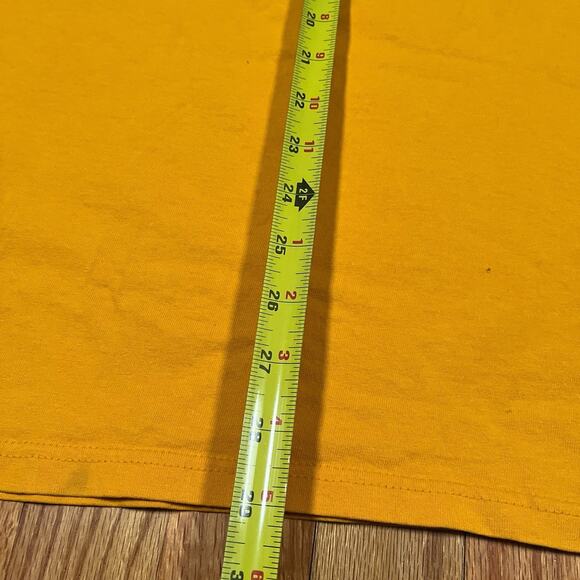 Vintage LSU Tigers T Shirt Large Mens Yellow Nike Team Center Swoosh Graphic Y2K - Picture 4 of 10